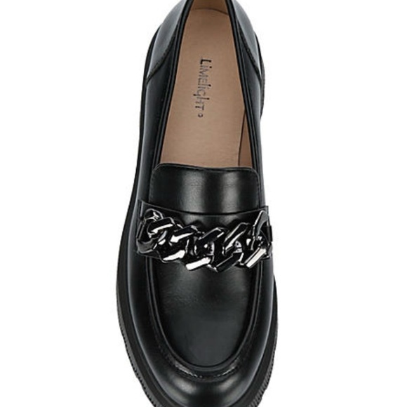 Limelight Black Chunky Loafers - Picture 5 of 7